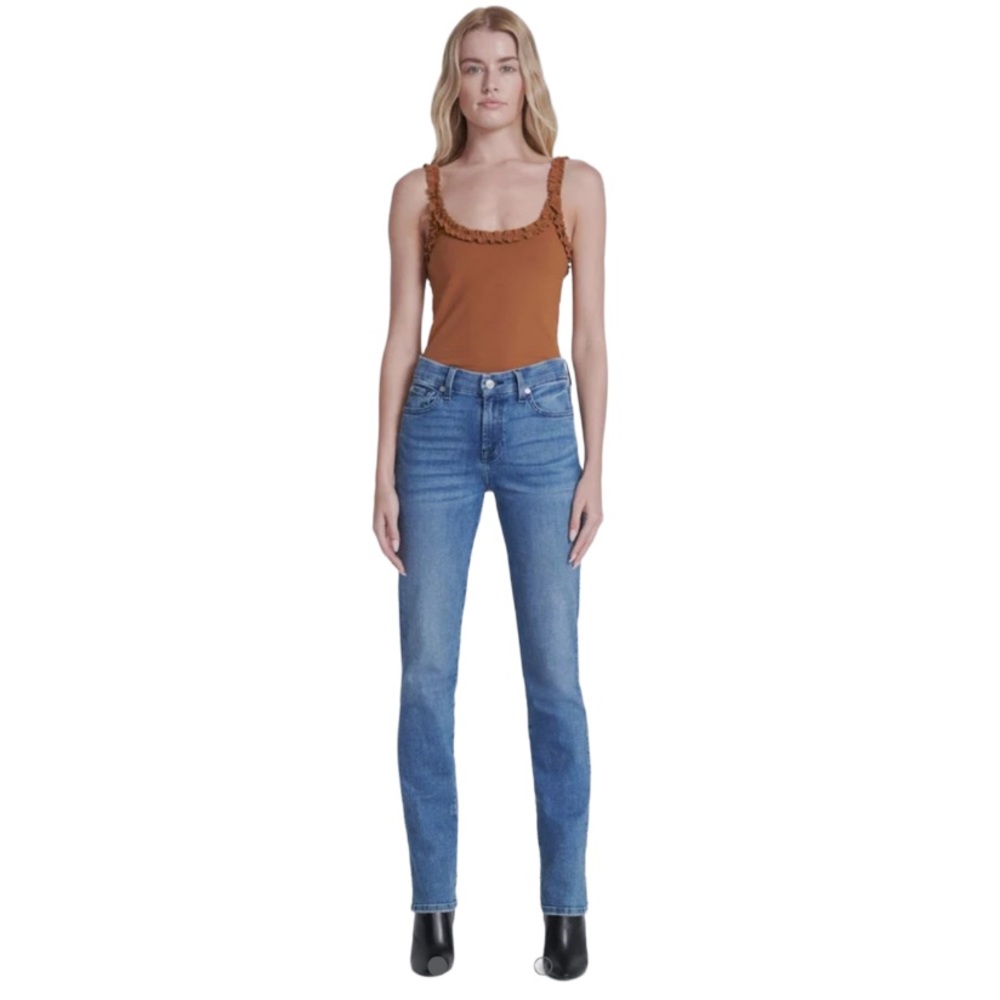 7 For All Mankind Straight Leg 88% Cotton Women’s Jeans - 27